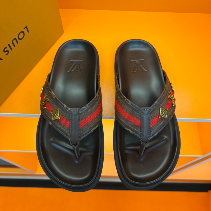 1 Men  L*ouis V*uitton Top Slippers (maikesneakers)