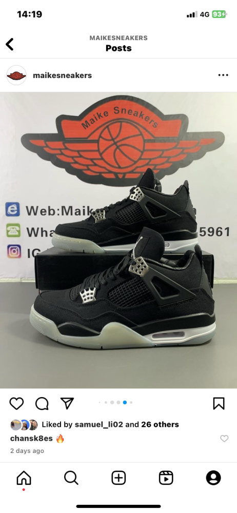Top quality maikesneakers Air Jordan4 eminem X carhart Jordan 4