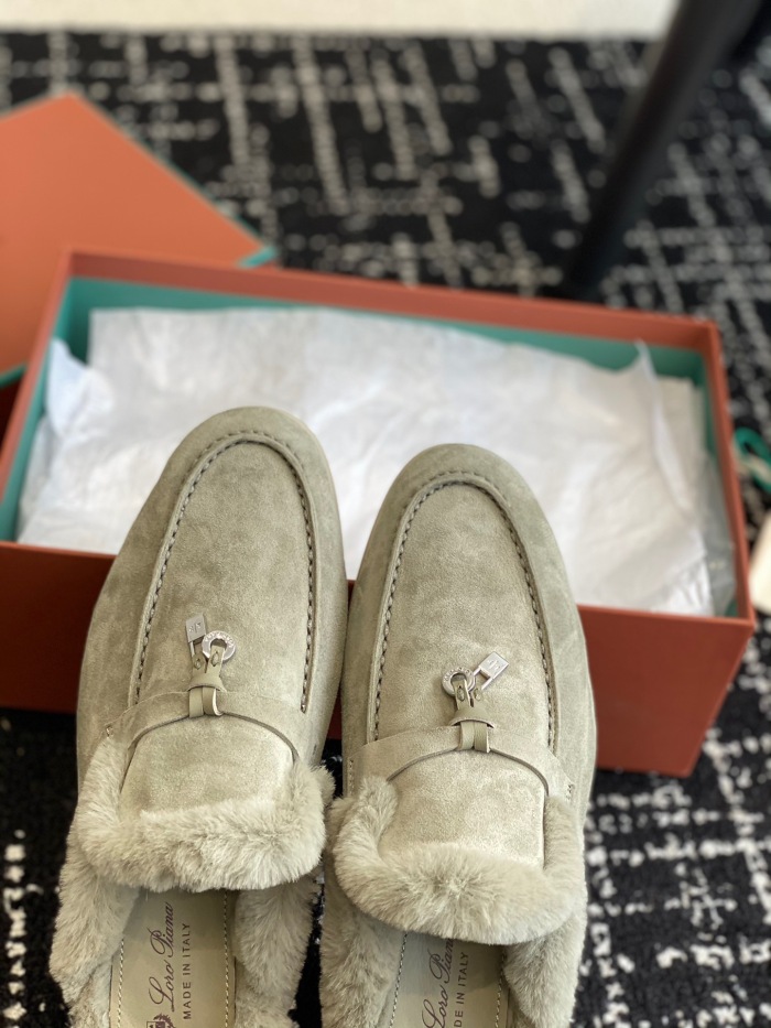 Women  L*oro P*iana Top  Loafer （maikesneakers）