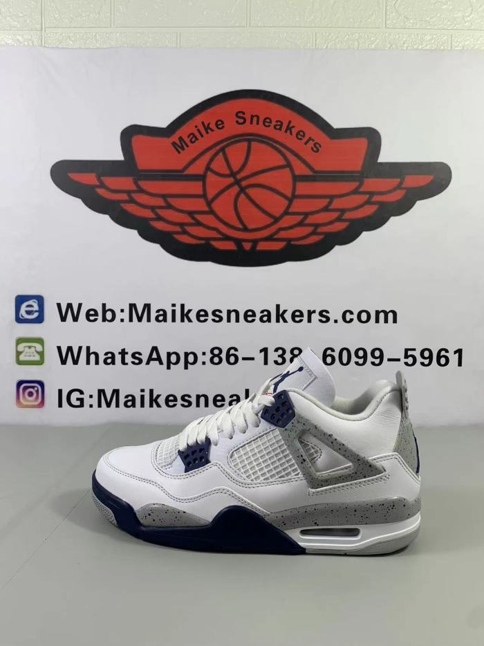 maikesneakers Air Jordan 4 Retro“Midnight Navy”