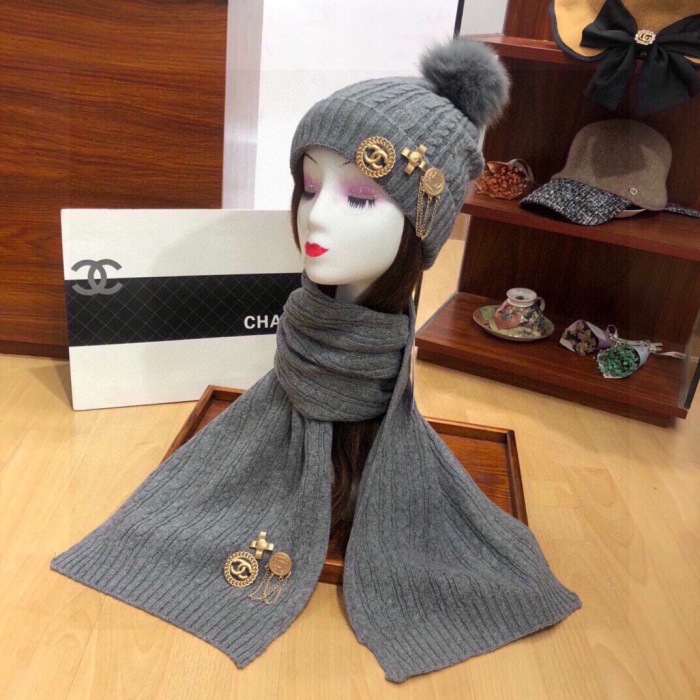 Free shipping maikesneakers Women  Hat+Gloves+The scarf