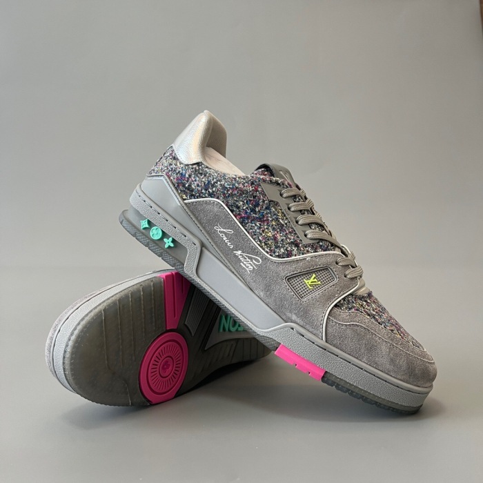 Men  L*ouis V*uitton   Top Sneaker L*V Trainer size 38-46