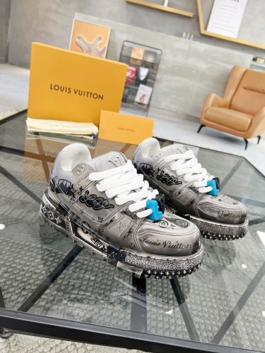 Men  L*ouis V*uitton  Top Sneaker L*V Shoes