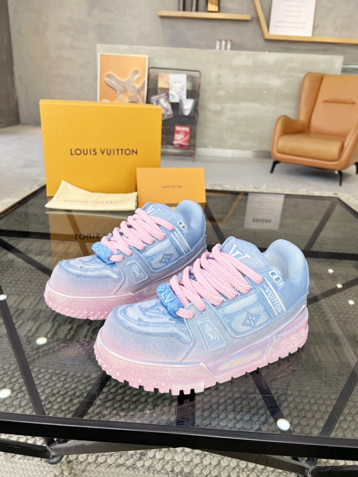 Men  L*ouis V*uitton  Top Sneaker L*V Shoes