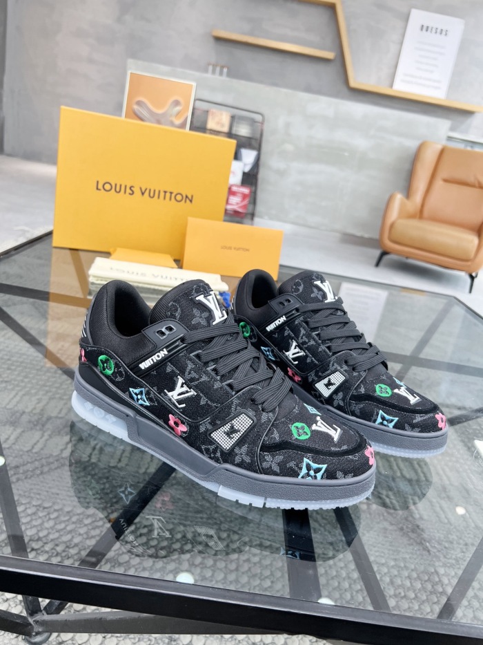 Men  L*ouis V*uitton  Top Sneaker L*V Shoes
