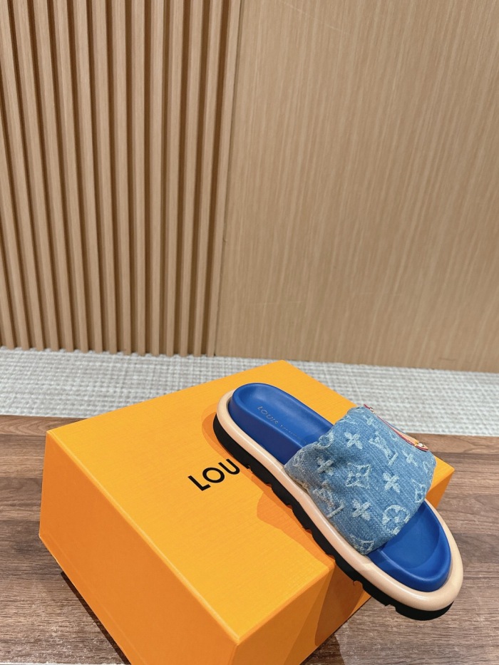 Women Men L*ouis V*uitton Slides Top Sneaker L*V Sandals