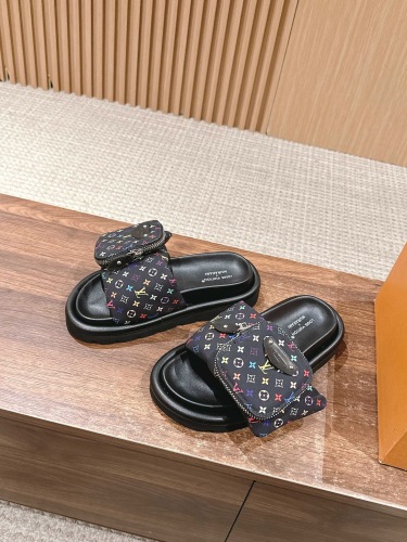 Women Men L*ouis V*uitton Slides Top Sneaker L*V Sandals