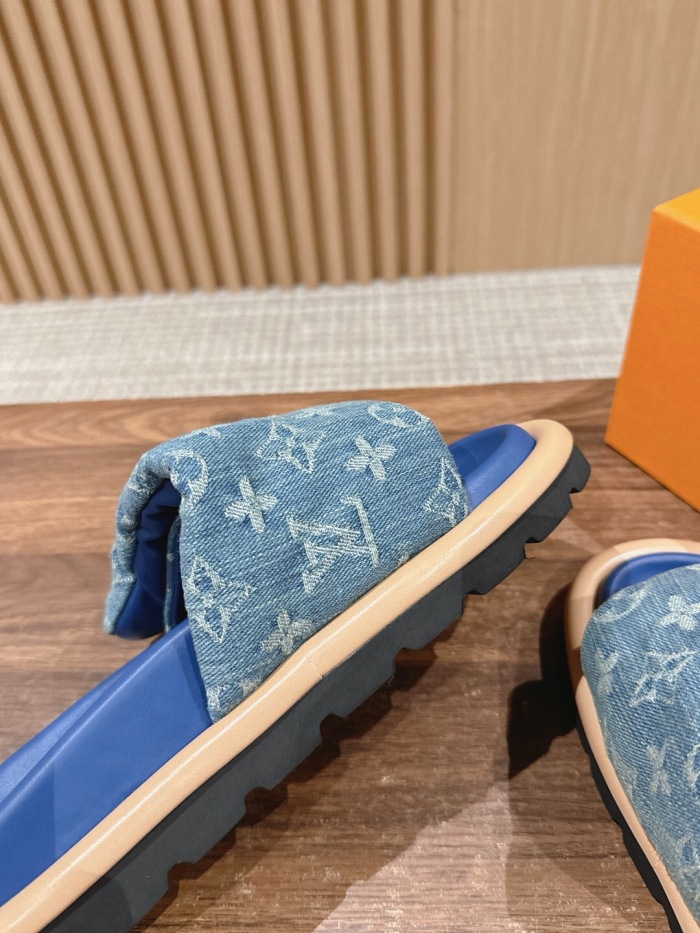 Women Men L*ouis V*uitton Slides Top Sneaker L*V Sandals