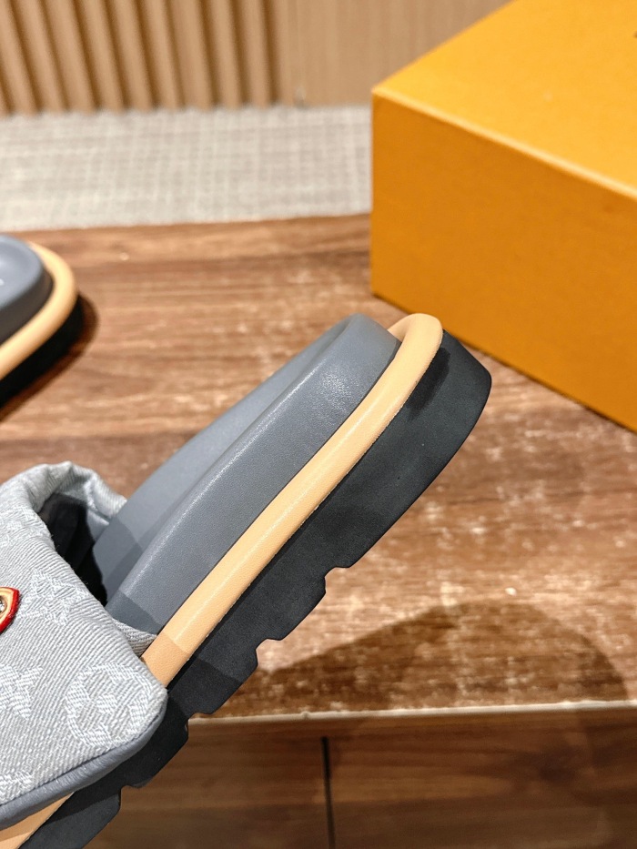 Women Men L*ouis V*uitton Slides Top Sneaker L*V Sandals