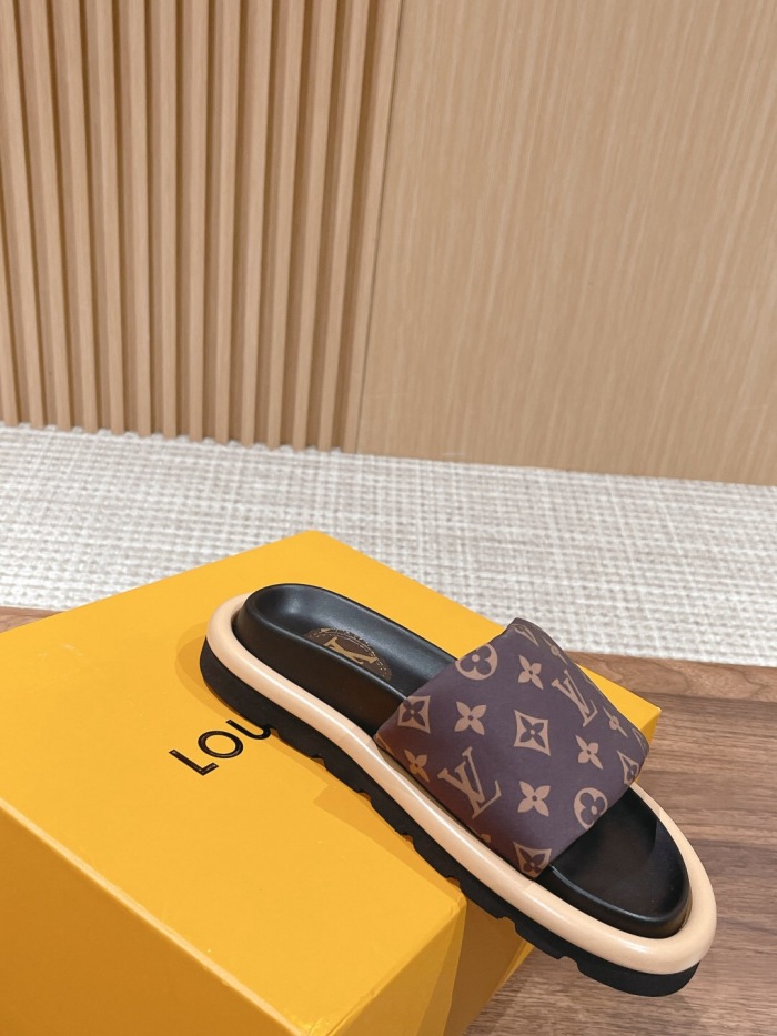 Women Men L*ouis V*uitton Slides Top Sneaker L*V Sandals