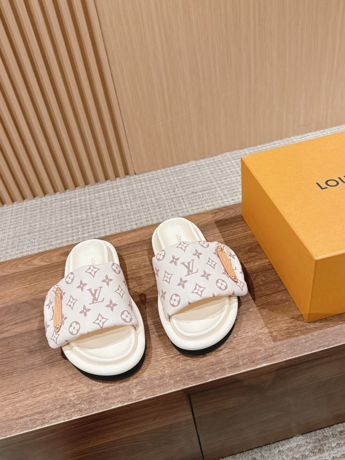 Women Men L*ouis V*uitton Slides Top Sneaker L*V Sandals