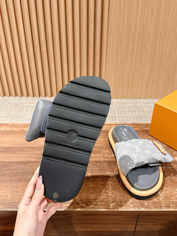 Women Men L*ouis V*uitton Slides Top Sneaker L*V Sandals