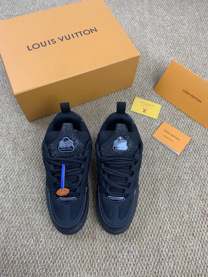 Men  Women  L*ouis V*uitton skate   Top Sneaker L*V Trainer size 35-46