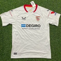 22-23 Sevilla Home Fans Soccer Jersey(胸前带广告)