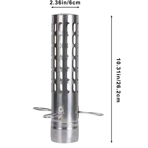 SoloWilder Stove Pipe Spark Arrestor Stainless Steel Chimney Tube Stovepipe Top Cap 2.36 inch