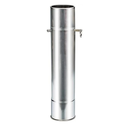 SoloWilder 2.36 inch Stovepipe with Damper Thickened Heat-Resistant Chimney Pipe Fume Extraction