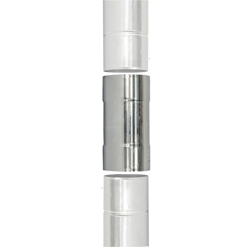 SoloWilder Transposed Stovepipe Female-Female Version 2.36 inch Flue Connector Stainless Steel
