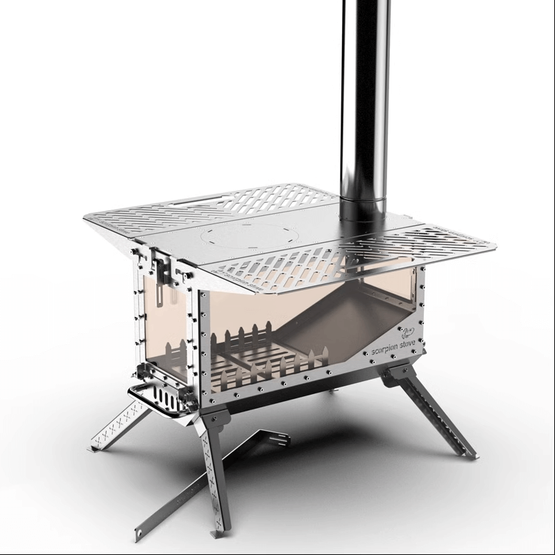SoloWilder Scorpion Camping Pellet Stove