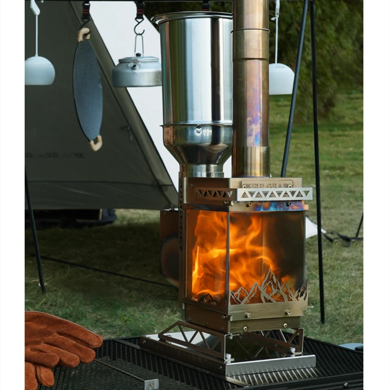 Non-Electric Pellet Stove The Mini Me - Flame Innovation