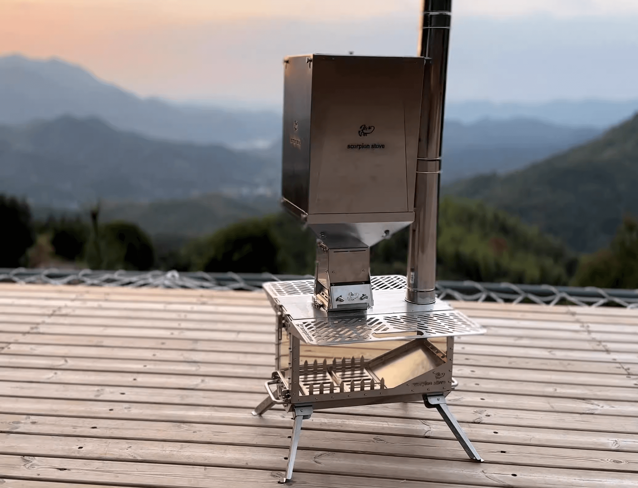 Scorpion camping pellet stove Scorpion camping pellet stove