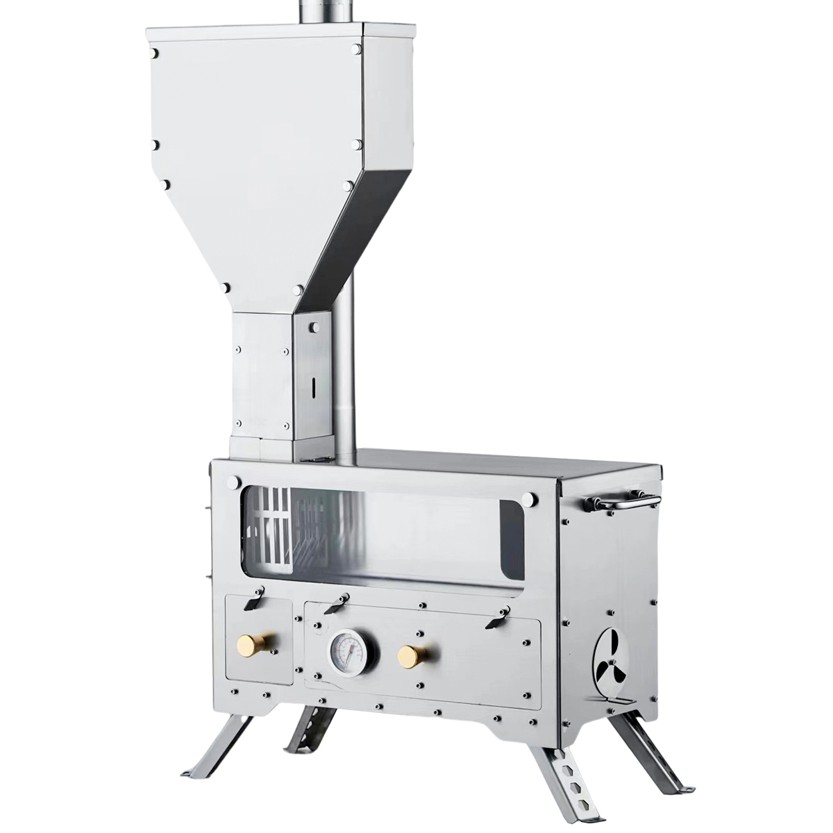 US 299.00 Outdoor Pellet Stove for Camping SoloWilder Portable