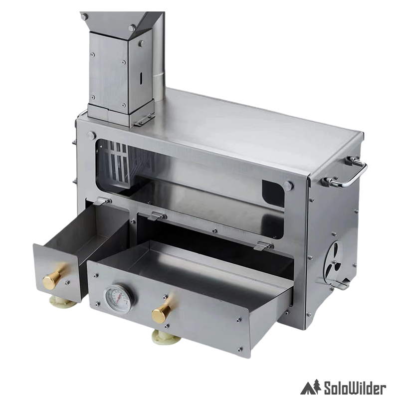 SoloWilder Outdoor Pellet Stove with Oven