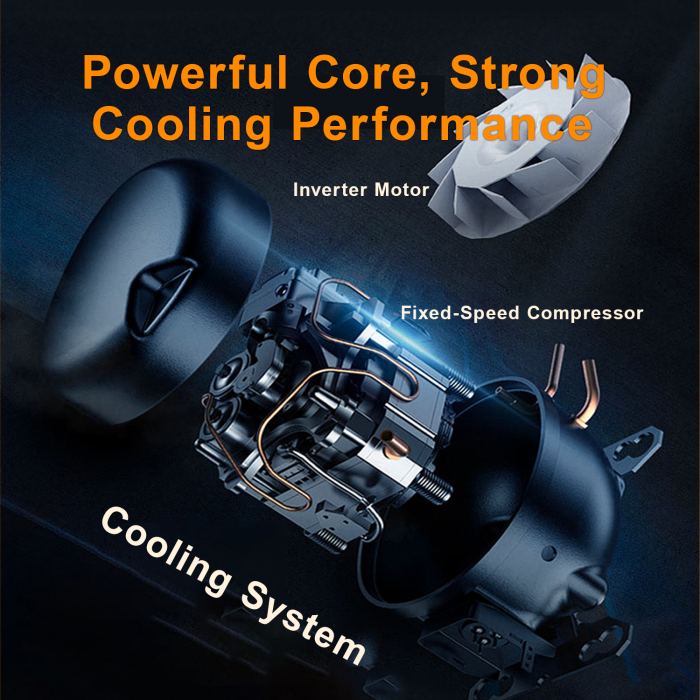 SoloWilder Camping Air Conditioner M01 Powerful Compressor Cooler for Tents, RVs & Indoor Use Black