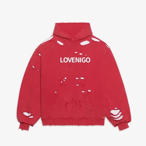 Retro Destruction Destroyed Hoodie Sweater Hoodie Coat #nigo5528