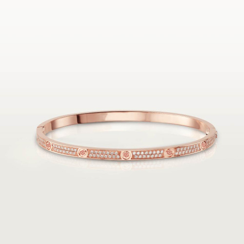 Cartier diamond inlaid narrow version bracelet exquisite oval appearance accessories jewelry #nigo82392