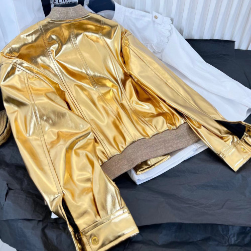 celine Metallic Long-Sleeved Jacket #nigo51525