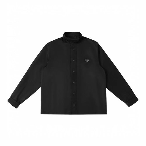 Prada Nylon Long Sleeved Shirt Jacket #nigo2573