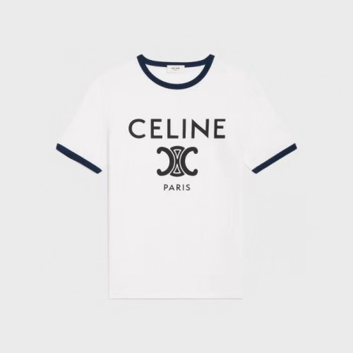 Celine Summer Alphabet Cotton T-shirt #nigo53858