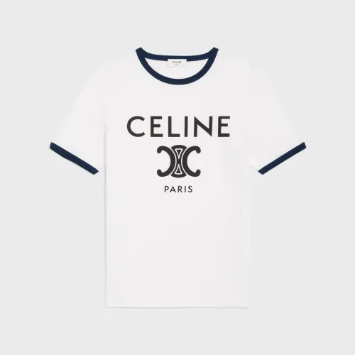 celine NIGO Cotton Striped Letter T-shirt Short Sleeve #nigo57243