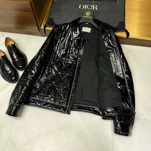 Dior NIGO Leather Zipper Jacket #nigo3421