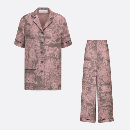 Dior Home Short Sleeve Shirt Long Pants Pajama T-shirt #nigo5674