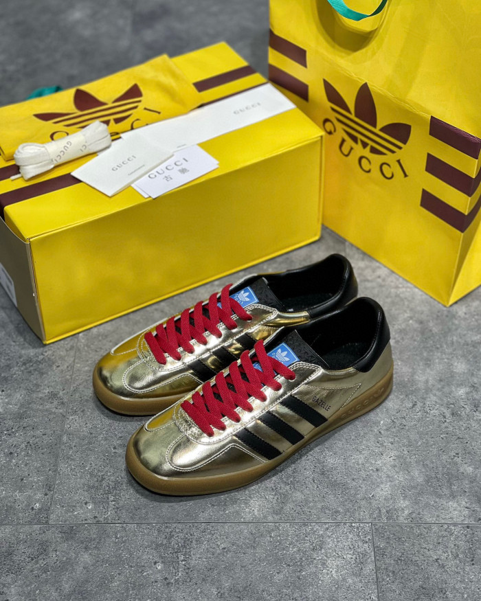 GUCCI Men's and Women's Retro Flat Sneakers Shoes #nigo54691