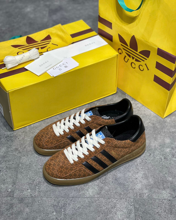 GUCCI Men's and Women's Retro Flat Sneakers Shoes #nigo54691
