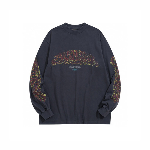 Balenciaga Flame Letter Long Sleeve Sweater Pullover #nigo94789
