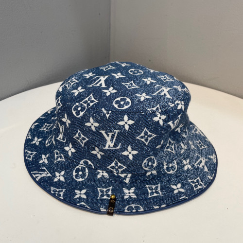 Louis Vuitton Denim Printed Bucket Hat #nigo58117