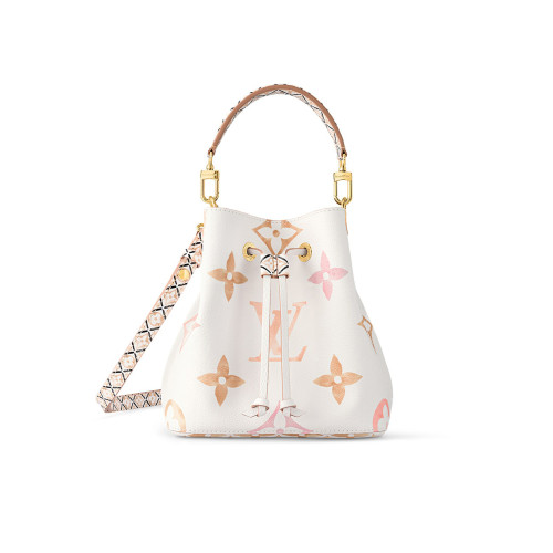 Louis Vuitton NIGO Printed Chain Shrink Bucket Bag  #nigo21137