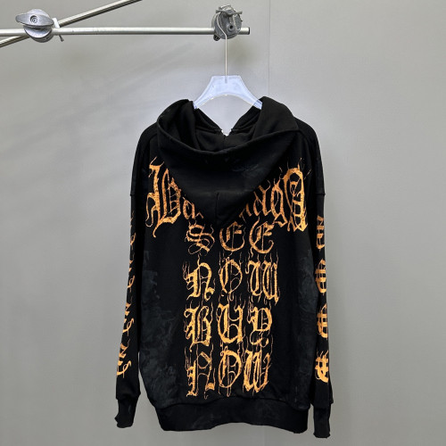 Balenciaga NIGO Hooded Long Sleeve Printed Coat Jacket #nigo21183
