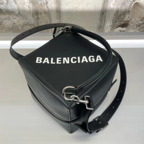 Balenciaga NIGO Black Leather Letter Carrying Bag #nigo21244