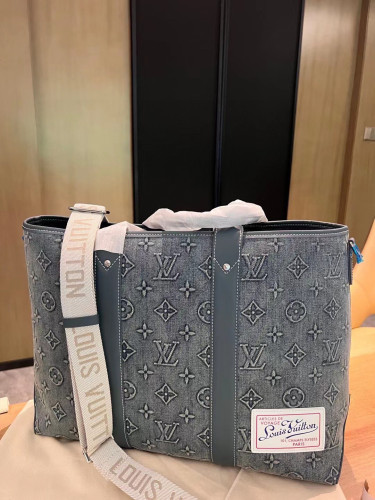 Louis Vuitton NIGO Denim Printed Portable Bag #nigo21387