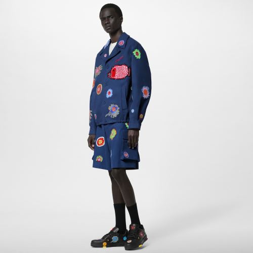 Louis Vuitton Sun Pattern Embroidered Belted Jacket #nigo94971