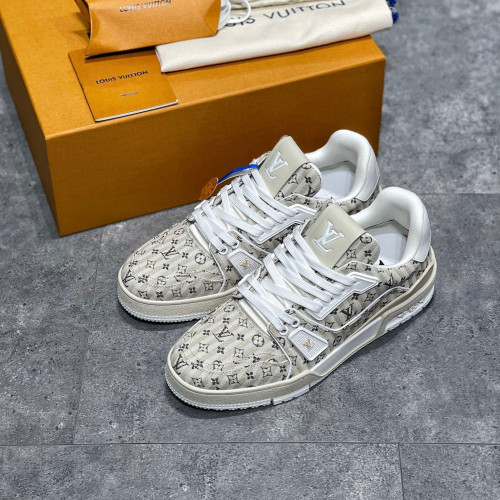 Louis Vuitton Low Top Lace Up Fashion Board Shoes #nigo94899