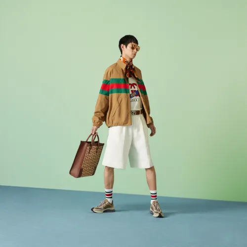 Gucci NIGO Coffee Color Long Sleeved Coat And Pants Set Suit #nigo95121