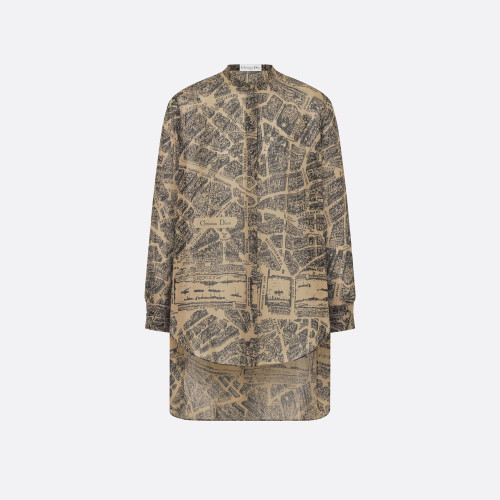 Dior NIGO Printed Long Sleeved Shirt Half Length Skirt Set #nigo21478