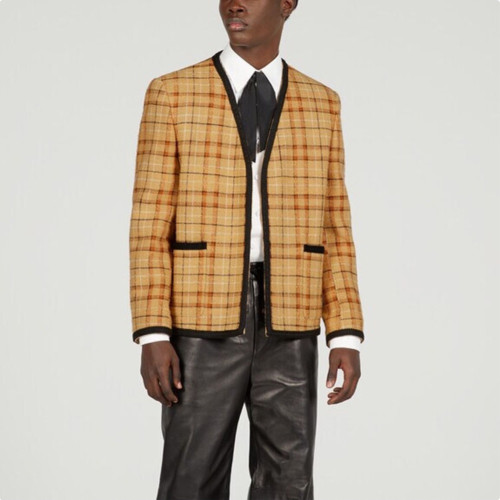 Gucci Checked V-neck Cardigan Jacket Ngvp #nigo6372