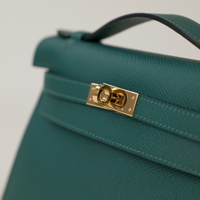 Hermès NIGO Solid Color Leather Clutch Bag #nigo96169