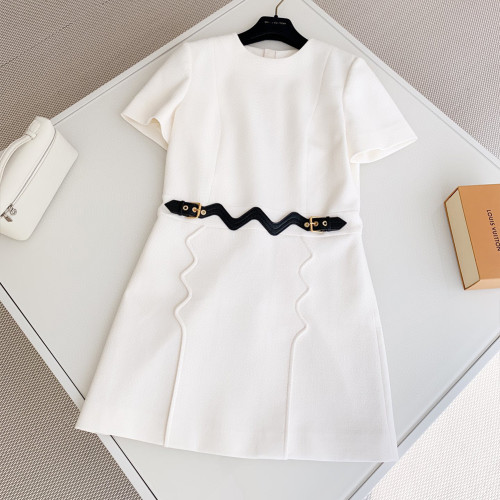 Louis Vuitton Waist Button A-line Dress Ngvp #nigo6386